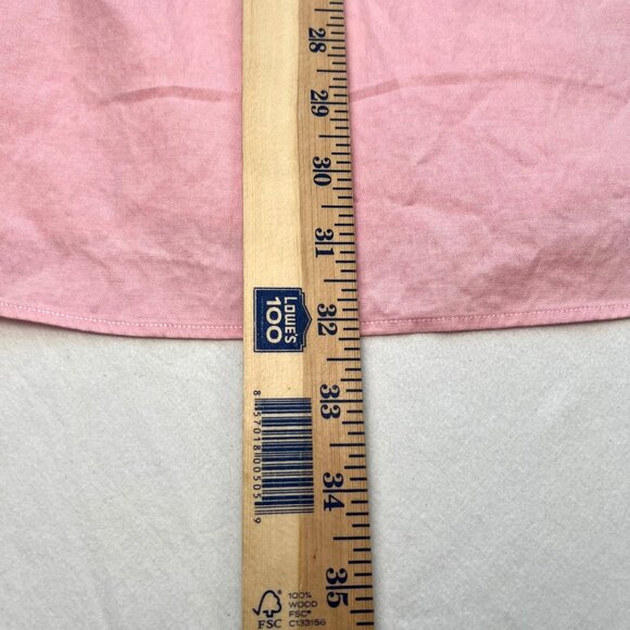 Ralph Lauren Classic Fit Mens Shirt Button Flesh Pony Long Sleeve 17 1/2 34/35 - Picture 9 of 9